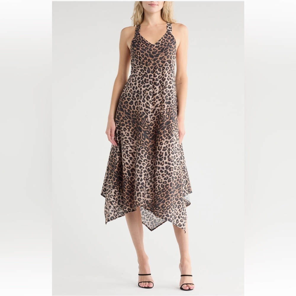 All Saints Lil Cotton Racerback Dress Color Leppo Brown